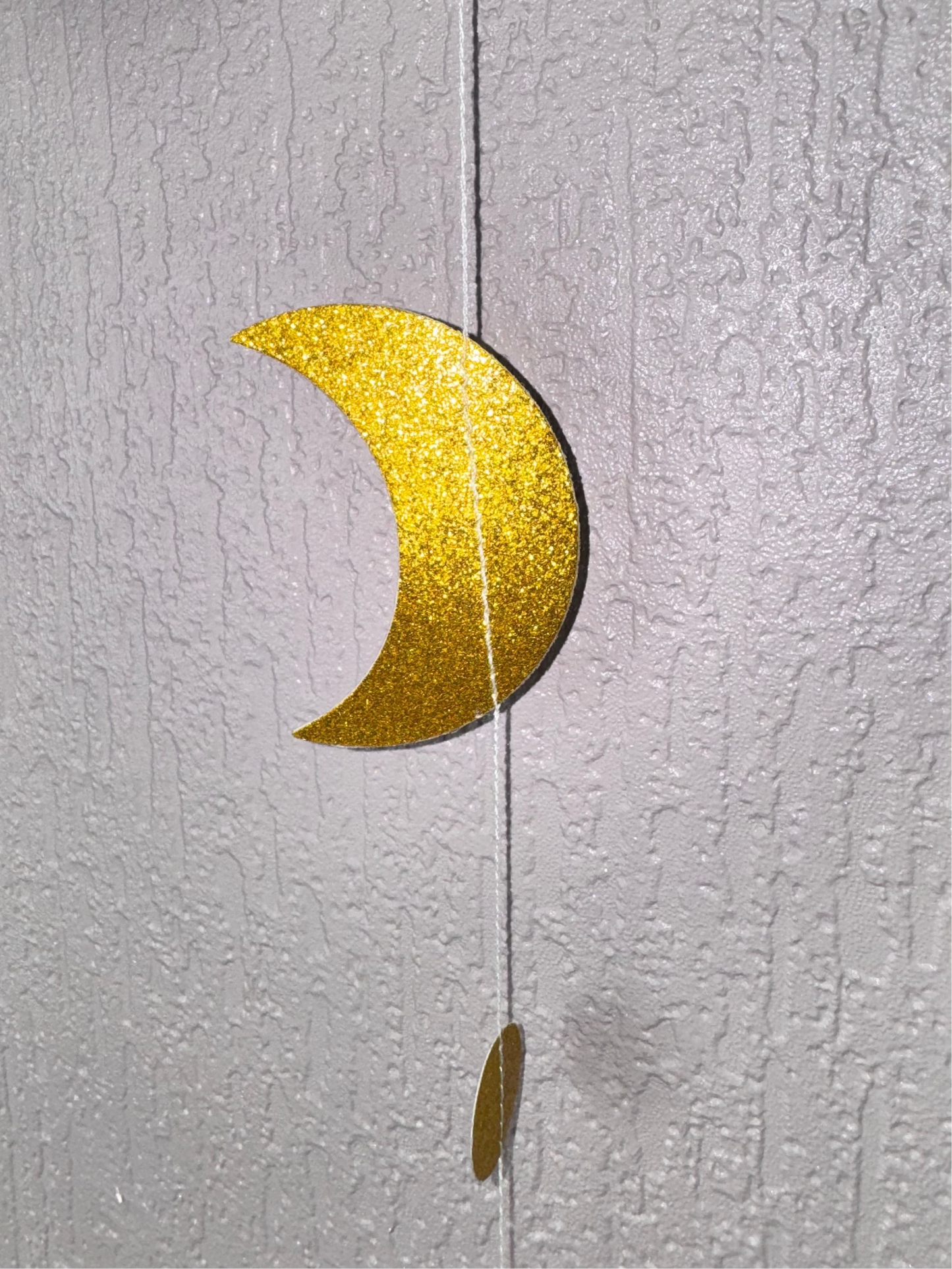 Gold Glitter String Decoration