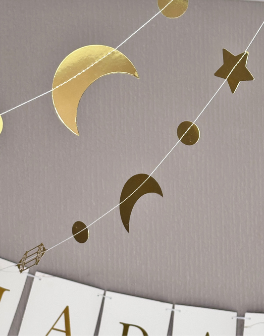 Gold Shiny String Decoration