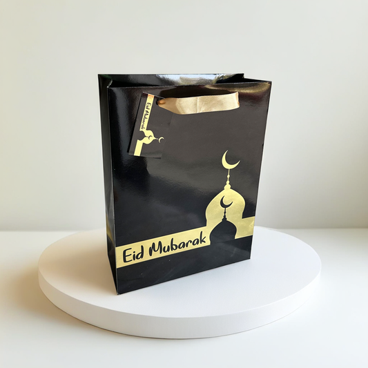 Black and Gold 'Eid Mubarak' Gift Bag