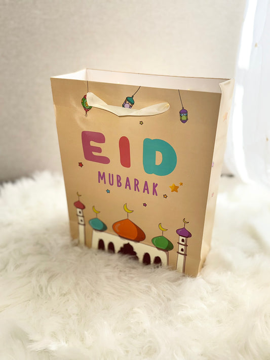 Colourful 'Eid Mubarak' Gift Bag