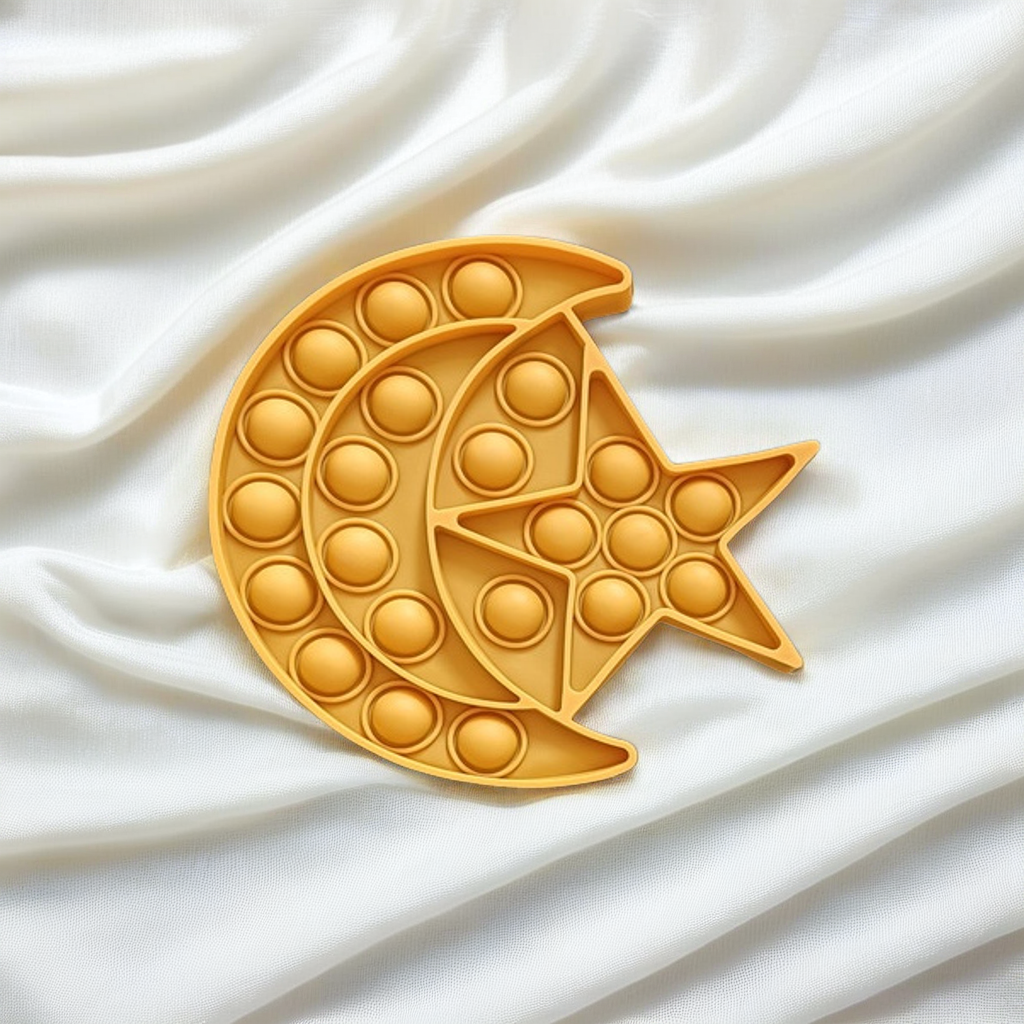 Moon and Star Pop-It Fidget Toy
