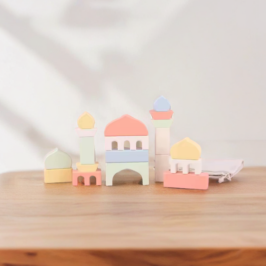 Wooden Masjid Building Blocks